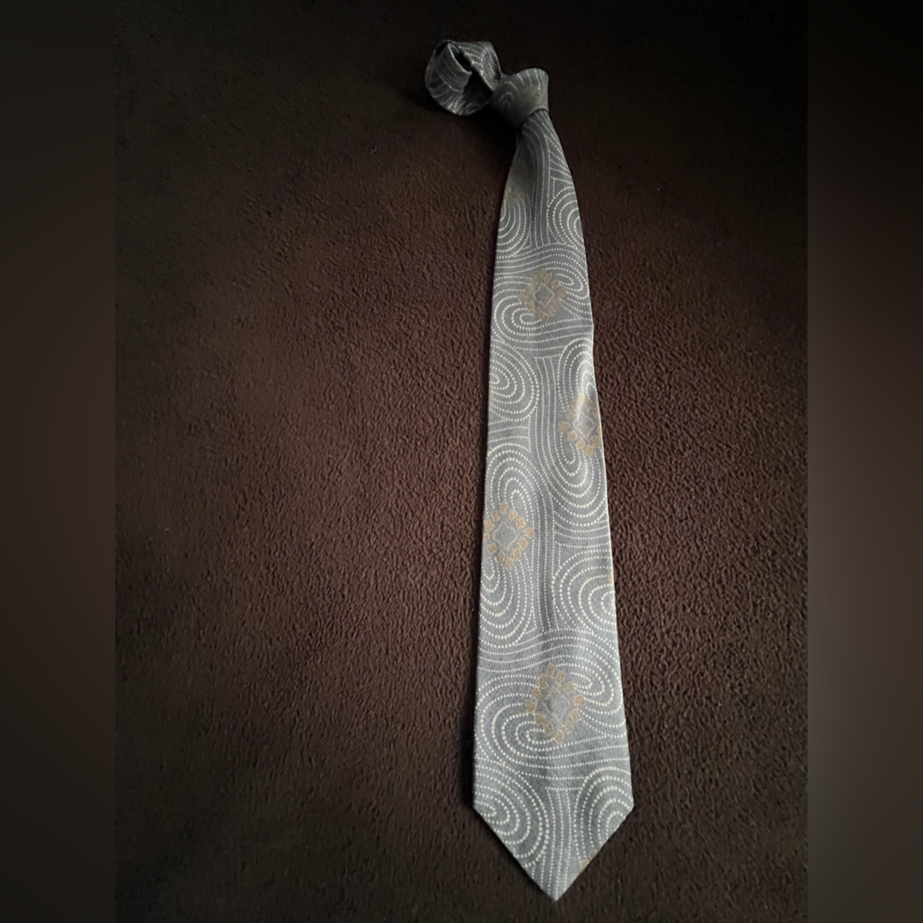 Giorgio Armani Cravatte Vintage Necktie Tie Made In Italy 100 Silk Rare Pattern